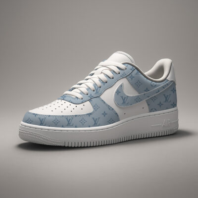 Louis Vuitton | Luxury Brand AF1 Sneakers with embossed logo TD19