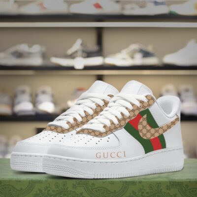 Gucci | New 2025 Embroidered logo Limited Stock Signature AF1 TD150