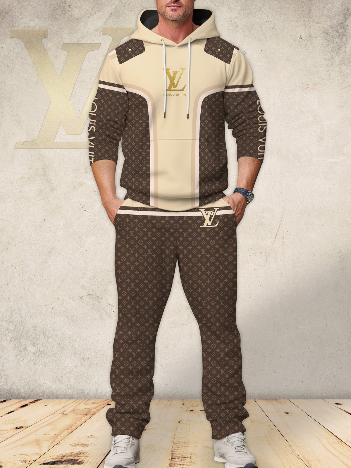 Louis Vuitton | New Released High Quality Hoodie And Sweatpants Set TD31