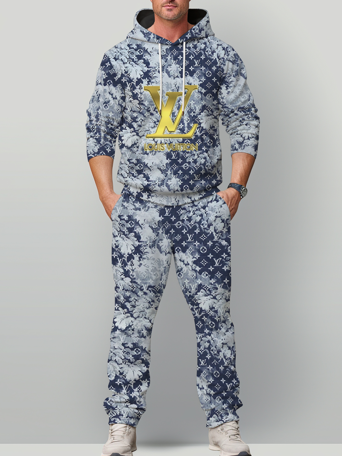 Louis Vuitton | New Released High Quality Hoodie And Sweatpants Set TD34