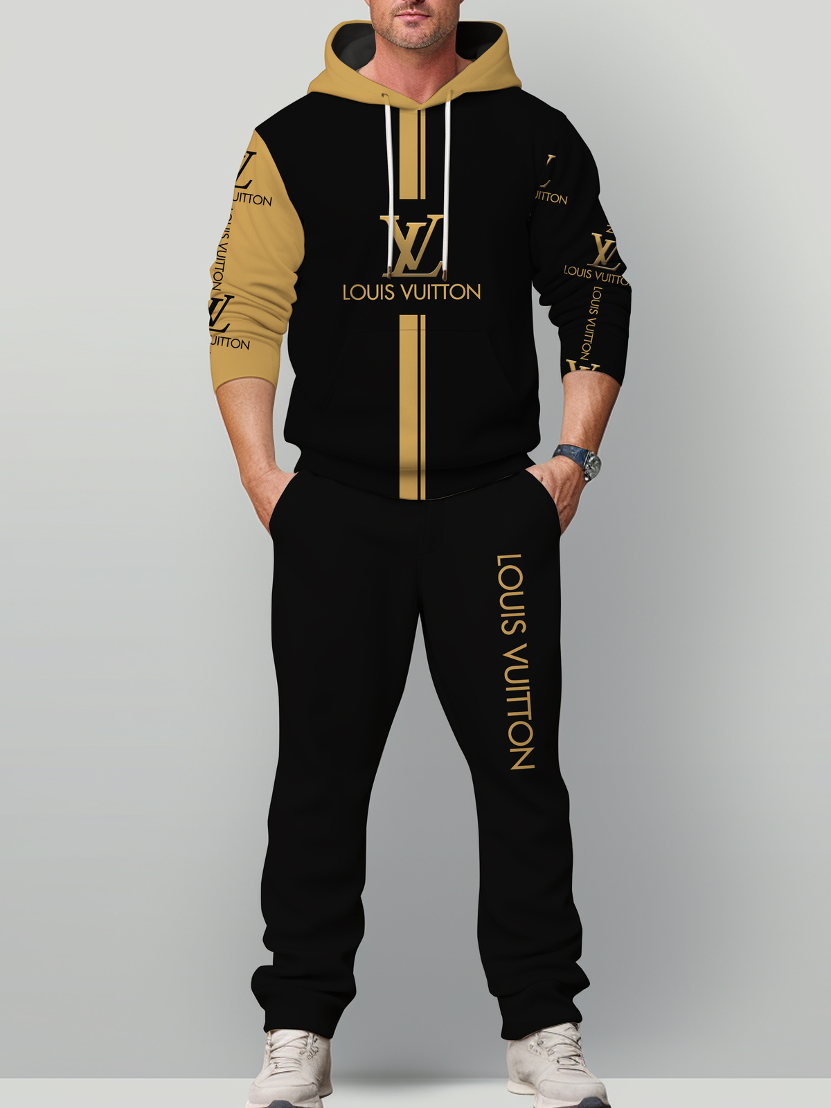 Louis Vuitton | New Released High Quality Hoodie And Sweatpants Set TD36