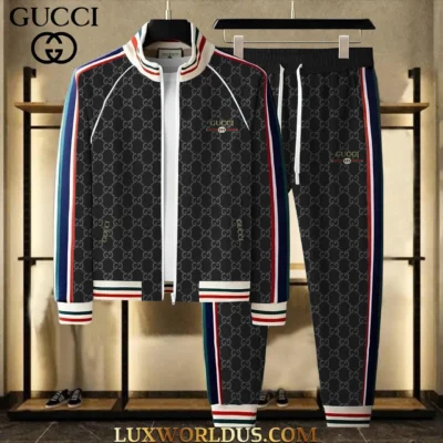 GUCCI | Premium Stand Collar Jacket & Pants Set 2025 TD8