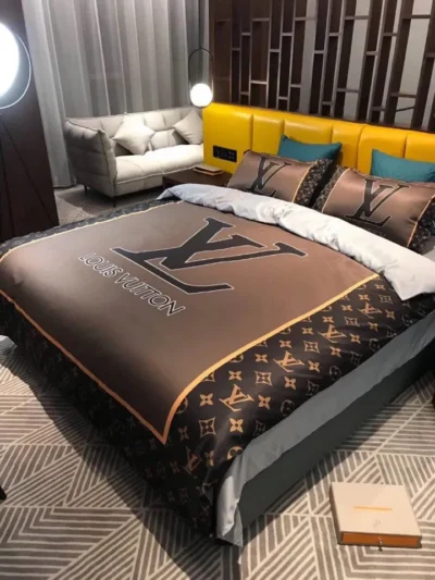 Louis Vuitton | Premium Luxury Brand Bedding Set TD61