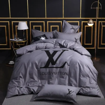 Louis Vuitton | Premium Luxury Brand Bedding Set TD44