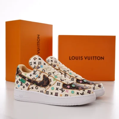 Louis Vuitton | New 2025 Embroidered logo Limited Stock  Signature AF1 TD47