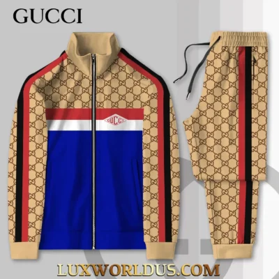 GUCCI | Premium Stand Collar Jacket & Pants Set 2025 TD34