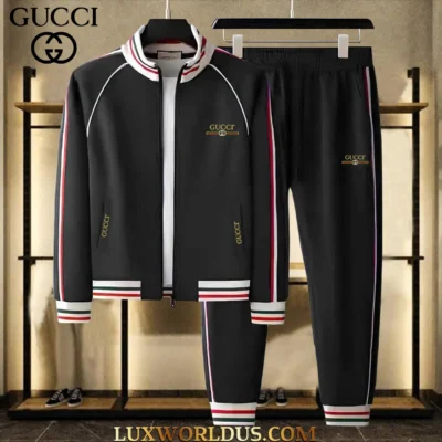 GUCCI | Premium Stand Collar Jacket & Pants Set 2025 TD15