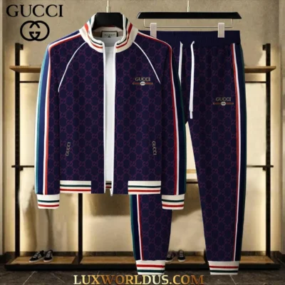GUCCI | Premium Stand Collar Jacket & Pants Set 2025 TD12