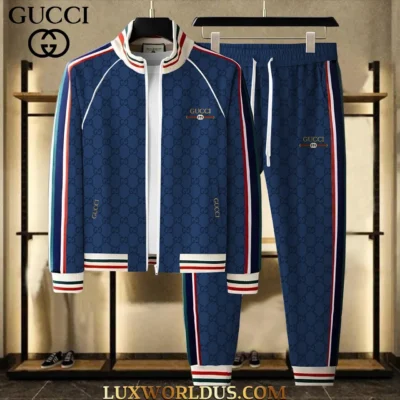 GUCCI | Premium Stand Collar Jacket & Pants Set 2025 TD3
