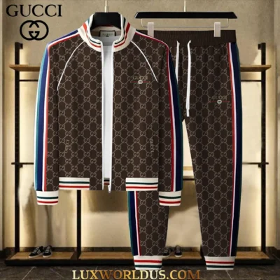 GUCCI | Premium Stand Collar Jacket & Pants Set 2025 TD2