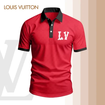 Louis Vuitton | High Quality Printed Men Polo-Shirt TD40