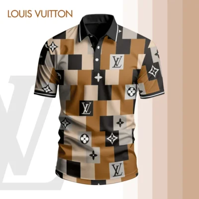 Louis Vuitton | High Quality Printed Men Polo-Shirt TD35