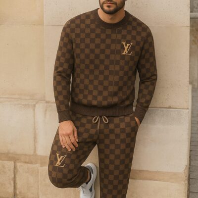 Louis Vuitton | Limited Edition 2025 Luxury Sweater and Pants Set TD12