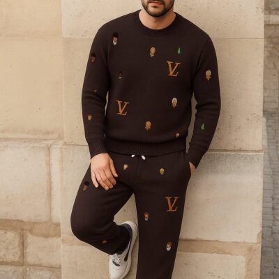 Louis Vuitton | Limited Edition 2025 Luxury Sweater and Pants Set TD58