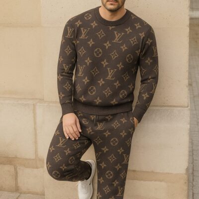 Louis Vuitton | Limited Edition 2025 Luxury Sweater and Pants Set TD88